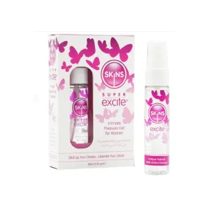 Skins Super Excite Intimate Pleasure Gel For Women 30ml