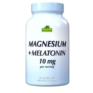 Alfa Magnesium + Melatonin 10mg Capsules 60 Pcs