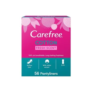 Carefree Cotton Fresh S/M 56 Pcs