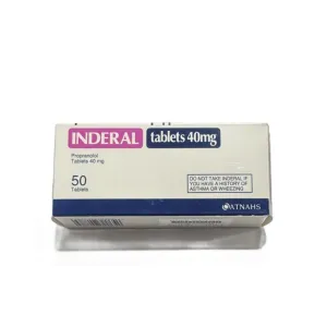 Inderal 40mg Tablets 50 Pcs