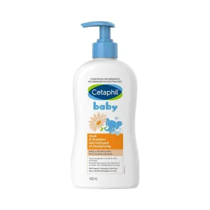 Cetaphil Baby Wash & Shampoo With Organic Calendula 400ml