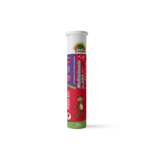 Sunlife Multivitamin For Kids Effervescent Tablets Raspberry 20 Pcs