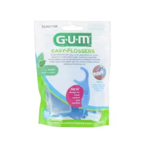 Gum Easy Flossers Cool Mint 30 Pcs (890)