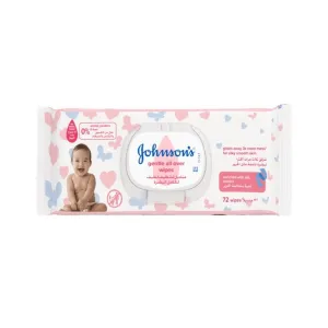 Johnson's Gentle All Over Wipes 72 Pcs