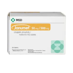 Janumet 50mg/500mg Film-Coated Tablets 56 Pcs