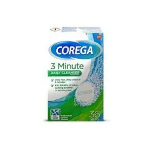 Corega 3 Minute Daily Cleanser 36's