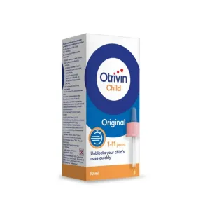 Otrivin Child 0.5% Nasal Drops 10ml