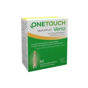 OneTouch Verio Glucose Test Strips 50 Pcs