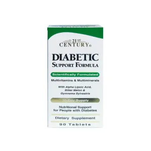21st Century Diabetic Support 90 Tablets Pcs