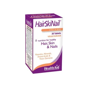 HealthAid Hair Skin & Nail Tablets 30 Pcs