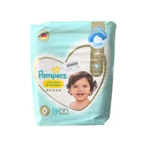 Pampers Premium Protection Size 6 (13kg+) Baby Diapers 19 Pcs