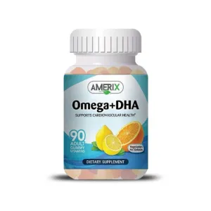 Amerix Omega + DHA Adult Gummies 90 Pcs