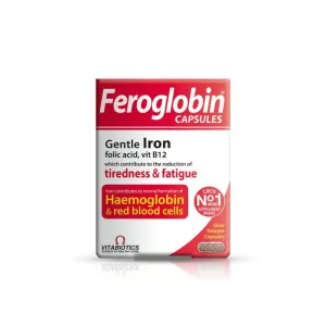 Vitabiotics Feroglobin Gentle Iron Capsules 30 Pcs