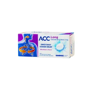 Acc Long Effervescent 600mg Tablets 10 Pcs