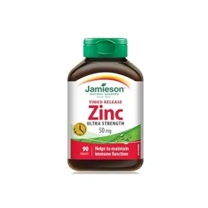 Jamieson Timed Release Zinc Ultra Strength 50mg Tablets 90 Pcs