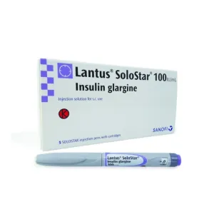 Lantus Solostar 100Units/ml Injection Pre-Filled Pen 3ml X 5 Pcs