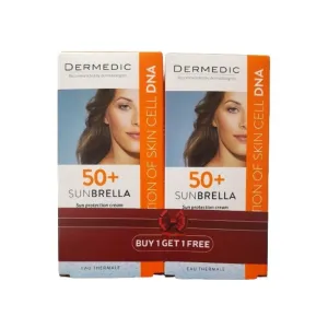 Dermedic Sunbrella SPF50+ Sun Protection Cream 2X50ml (1+1 Offer)