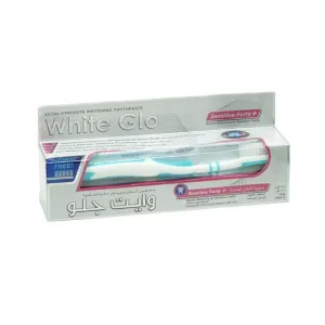 White Glo Sensitive Forte Plus Toothpaste + Brush 150gm