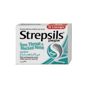 Strepsils Menthol Lozenges 36 Pcs