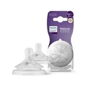 Avent Natural Response Nipple Flow 2 1m+ 2 Pcs