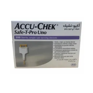 Accu-Chek Safe-T-Pro Uno Lancing Device 200 Pcs