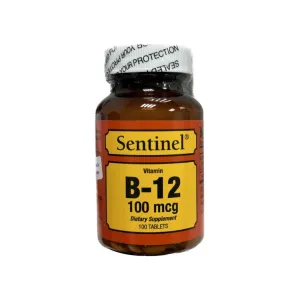 Sentinel Vitamin B-12 100mcg Tablets 100 Pcs