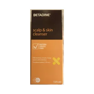 Betadine Scalp & Skin Cleanser 125ml