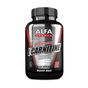 Alfa Sports Maximum L-Carnitine 1000mg Capsules 100 Pcs