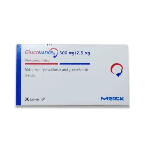 Glucovance 500mg/2.5mg Tablets 30 Pcs