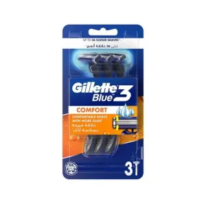 Gillette 3 Blue Comfort Razor 3 Pcs