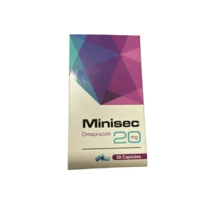 Minisec 20mg Capsules 28 Pcs