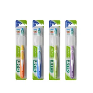 Gum ActiVital Compact Medium Toothbrush Mixed Color 1 Pc