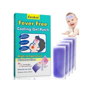 Enokon Fever Free Cooling Gel Patch 5x12cm 4 Pcs
