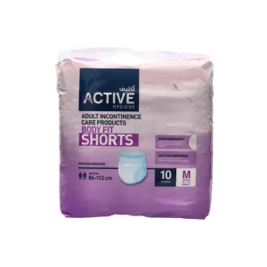 Active Hygiene Body Fit Shorts Medium 10 Pcs