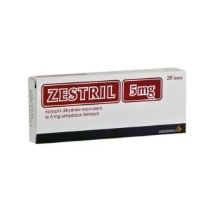 Zestril 5mg Tablets 28 Pcs