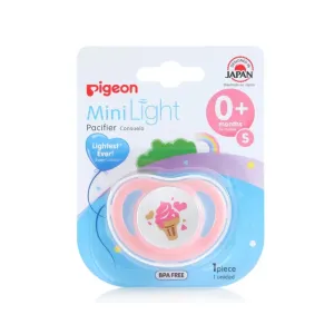 Pigeon Mini Light Pacifier Pink Small 0m+ 1 Pc