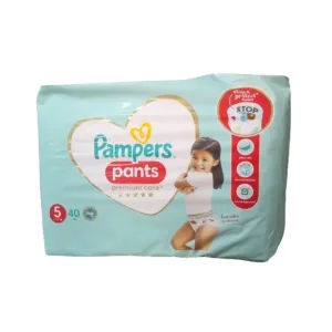 Pampers Premium Care Size 5 (12-17kg) Baby Pants 40 Pcs