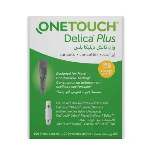 OneTouch Delica Plus Lancets 30G 100 Pcs
