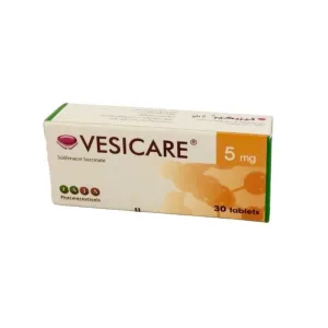 Vesicare 5mg Film-Coated Tablets 30 Pcs