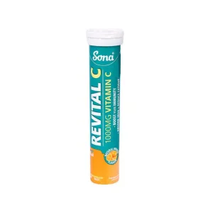 Sona Revital C 1000mg Vitamin C Effervescent Tab 20 Pcs