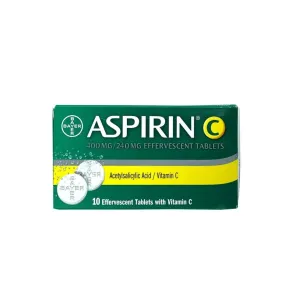 Aspirin C Effervescent Tablets 10 Pcs