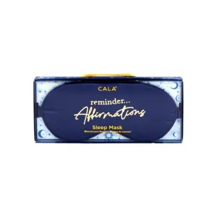 Cala Sleep Mask Reminder Affirmations Blue
