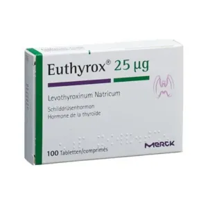 Euthyrox 25mg Tablets 100 Pcs