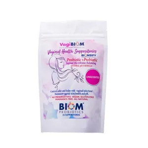 Biom Vaginal Probiotic Health Suppositories Uncented 15's