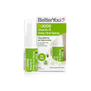 BetterYou Vitamin D3 3000 IU Oral Spray 15ml