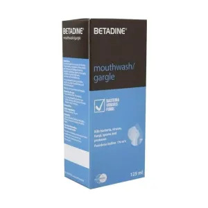 Betadine Mouthwash Gargle 125ml