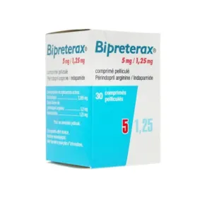 Bi Preterax Arginine 5mg/1.25mg Tablets 30 Pcs