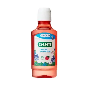 Gum Junior 6+ Cavities Prevention Fluoride Mouthwash 300ml