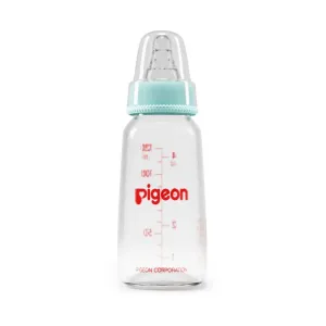 Pigeon Glass Feeding Bottle With Transparent Cap K-4 120ml