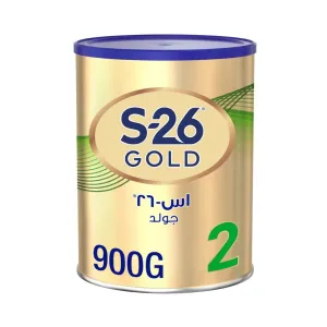 S-26 Gold Stage 2 (6-12m) Follow-On Formula Milk 900gm